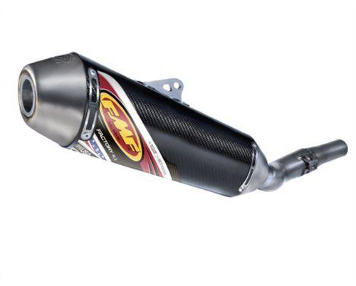 Fmf factory 4.1c slip-on exhaust carbon fiber for honda crf 250r 10