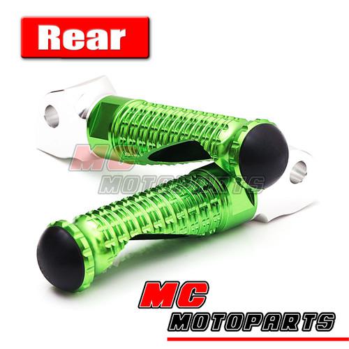 Green billet m-pro rear foot pegs honda rvf 400 1993-1997 94 95 96