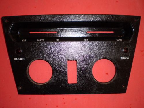 1971 1972 triumph spitfire black plastic dash panel, center