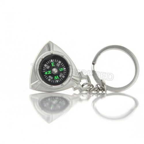 Triangle-type compass keyring classic 3d pendant key bag chain keyfob gift 1pcs