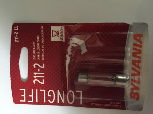 Sylvania longlife auto dome light bulb # 211-2  one bulb