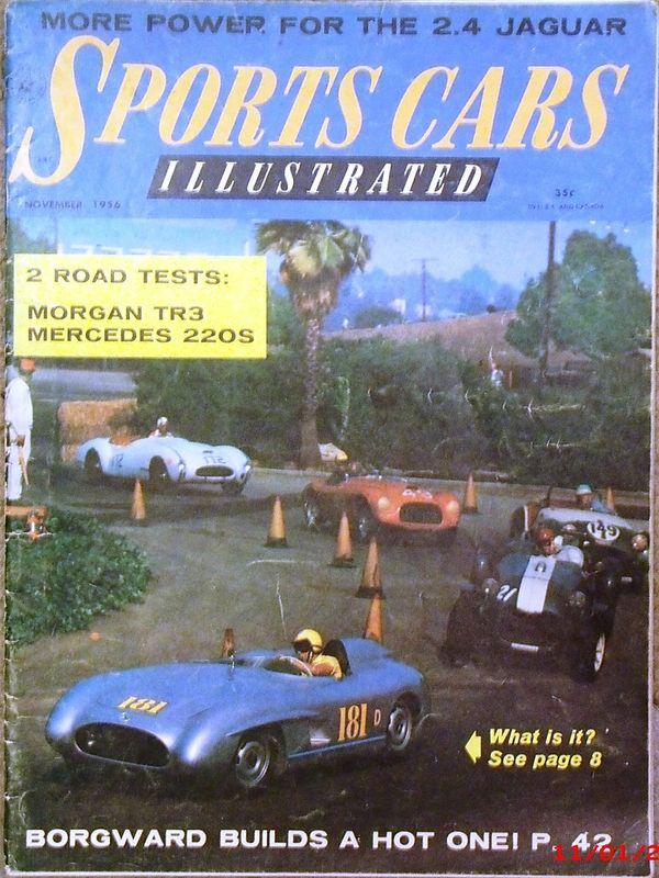 1956 nov sci 1957 morgan plus four mercedes 220s mercedes 300sls cooper climax