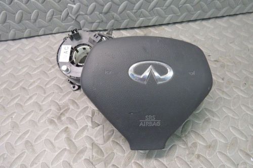 07 08 09 10 11 12 13 driver airbag infiniti g35 g37 black 2007 2008 2009 w/vin