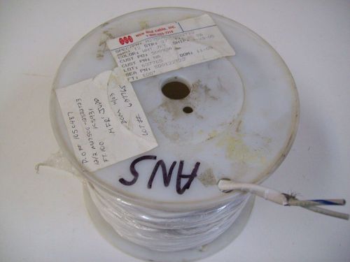 Sea wire &amp; cable m27500-12sd2t23 mil-spec aircraft wire 80&#039; spool -free ship!!!