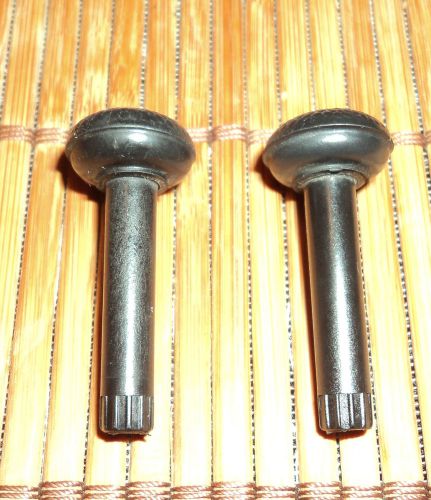 Factory porsche 924 door lock pull knobs - set of 2 - 1979