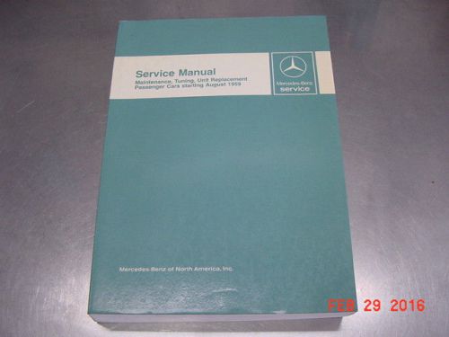 59- 67 mercedes-benz factory service manual