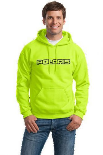 Polaris neon green hoodie long sleeve s,m,l,xl,xxl, xxxl, xxxxl free shipping