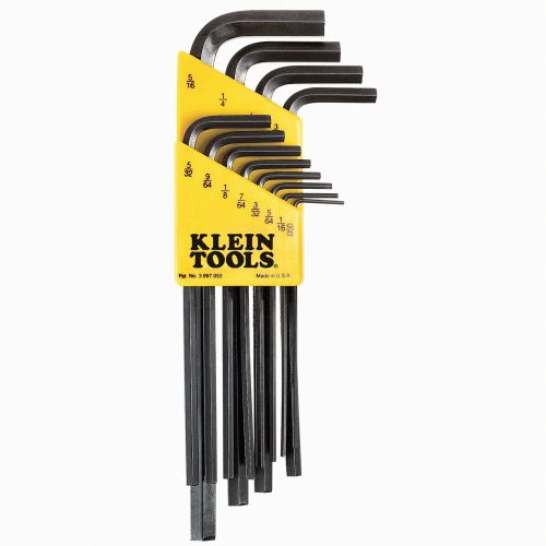 New klein tools llk12 12-piece l-style hex-key caddy set - standard