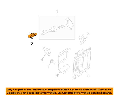 Nissan oem ignition system-spark plug 224015m016