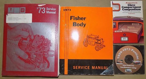 1973 pontiac original service manual 3 vol set_gto/firebird/formula/455 trans am