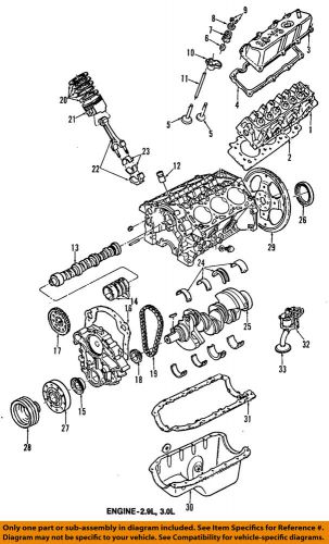 Ford oem-engine crankshaft seal e6dz6700a