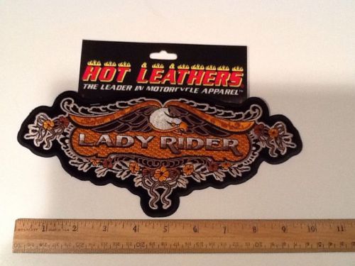 Lady rider eagle 10&#034; sew on patch biker vest jacket