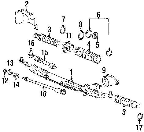 Volkswagen\audi 4f0419811e genuine oem outer tie rod