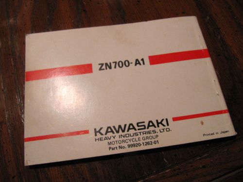 1984 kawasaki ltd700 owner&#039;s owners manual, original