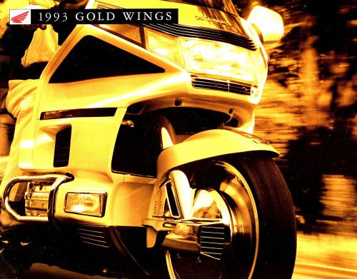 1993 honda goldwing motorcycle brochure-gl1500 se-aspencade-interstate-gold wing