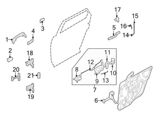 Ford oem door latch assembly 8f9z5426413a image 10