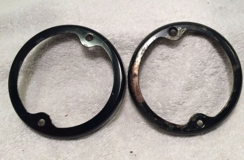 1933-36 ford tail light rims pair