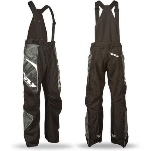 Fly racing snx pro snowmobile cold weather mens black insulated pants