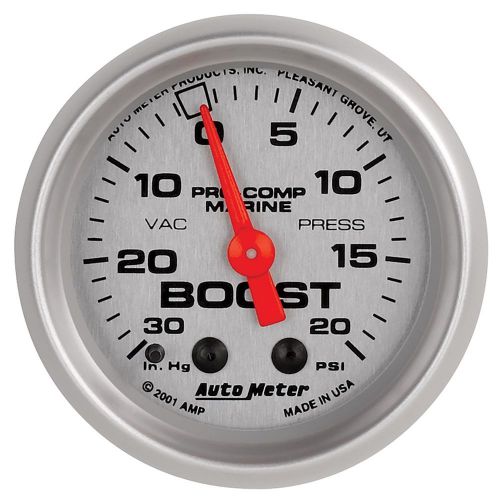 Auto meter 200774-33 marine mechanical vacuum/boost gauge