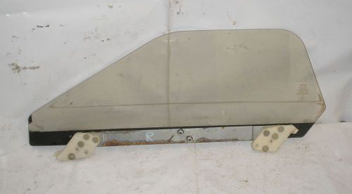 81 delorean dmc 12 oem right side drop glass window w track