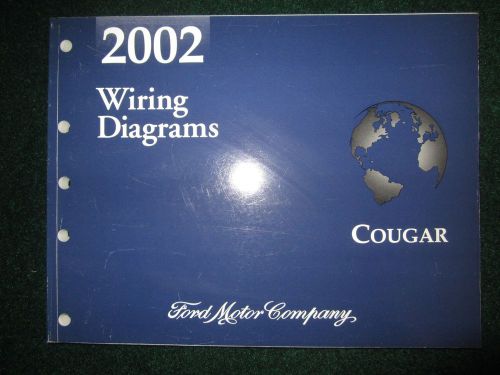 2002 mercury cougar electrical wiring diagram service shop manual dealer