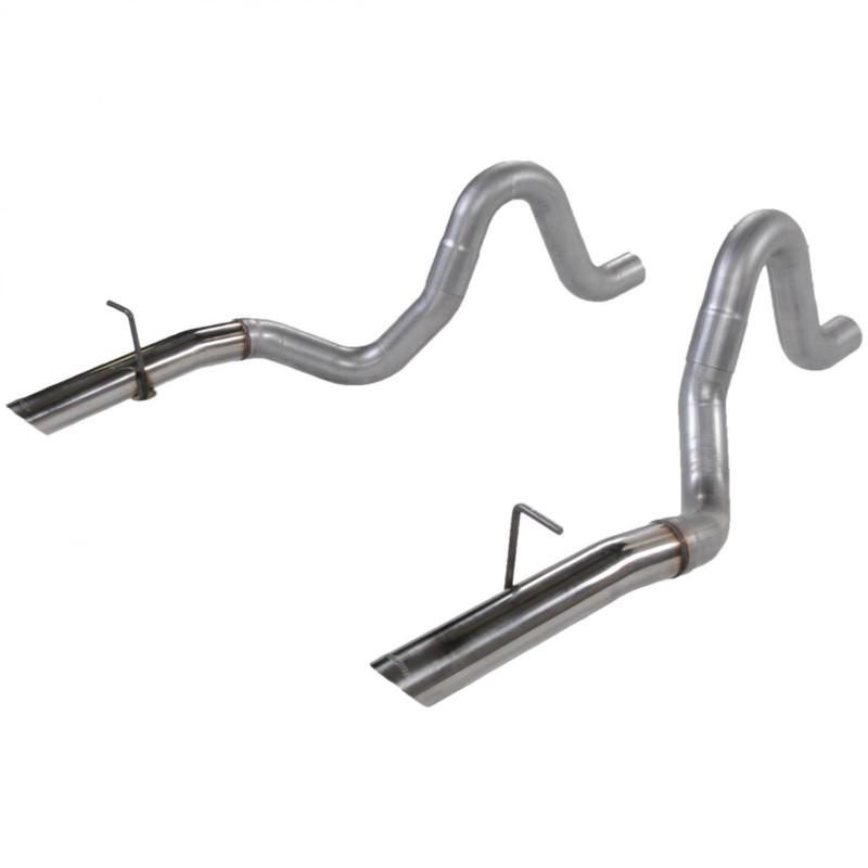 Flowmaster prebent tailpipes - 3.00 in. rear exit w/stainless tips - pair 15820