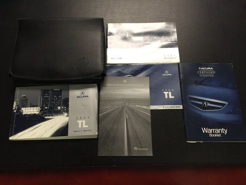 2004 acura tl owners manual set