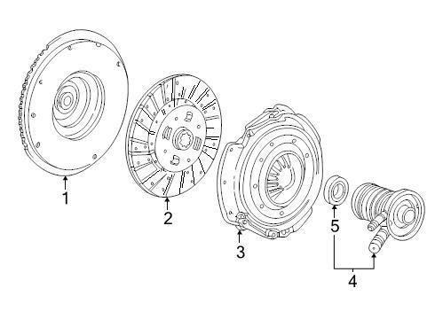 Ford oem clutch pressure plate 7l5z7563c image 3