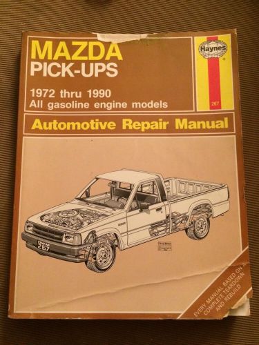 Haynes repair manual for mazda pickups 1972-90
