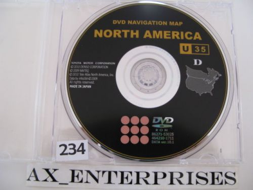 4runner camry highlander land cruiser prius navigation dvd u35 map edition 2011