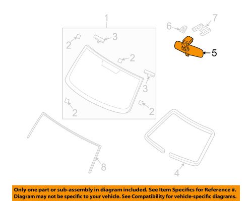 Nissan oem 12-14 cube windshield-mirror inside 963211fs0a