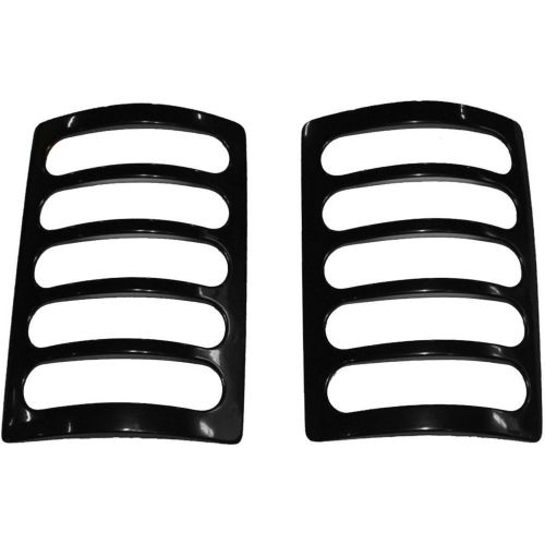 All sales new set of 2 tail light covers tailight taillamp brake lamp black pair