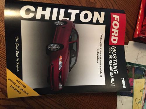 1994-1998 ford mustang chilton repair book