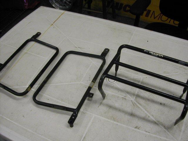 Krauser rear rack and saddlebag mounts