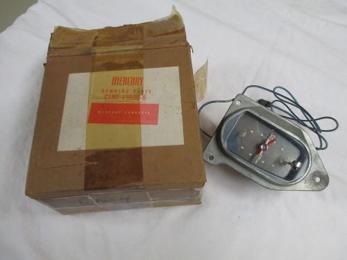 Oem nos ford 61 mercury dash clock tested work fine pt# c1mf-15000b