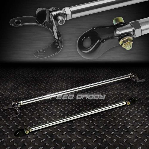 For 95-99 eclipse/talon aluminum rear upper+lower suspension strut bar+bracket