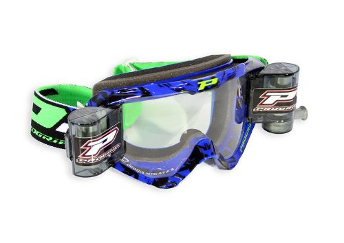 Pro grip 3458 jungle roll off mx goggles blue