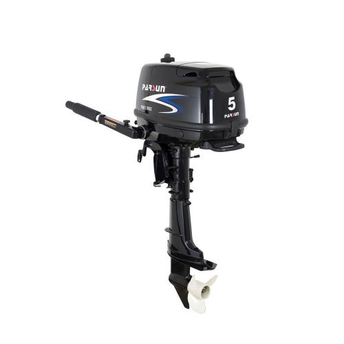 Parsun 5hp portable 4 stroke outboard motor, 15” short shaft