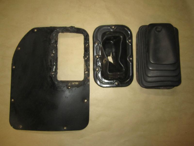 Jeep yj 87-95 wrangler - shifter plate & boot set || inner outer automatic