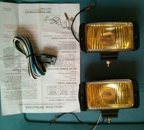 Universal fog light spot lamp adjustable w/wiring kit ae86 aw11