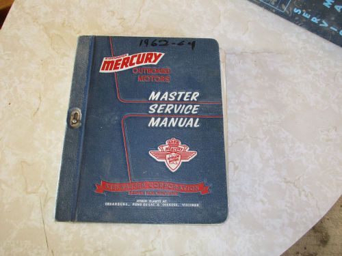 Vintage original kiekhaefer mercury dealer master service manual  pre 1964