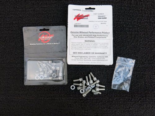 Wilwood discbrake bolt kit 230-8217 iron rotor to billet aluminum hat 2 sets new