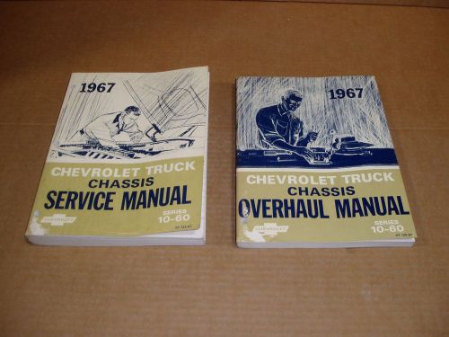 1967 chevrolet pickup truck c/k c10 k10 k20 service shop manual original set