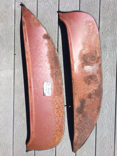 Nos foxcraft 1961 ford fender skirts pair