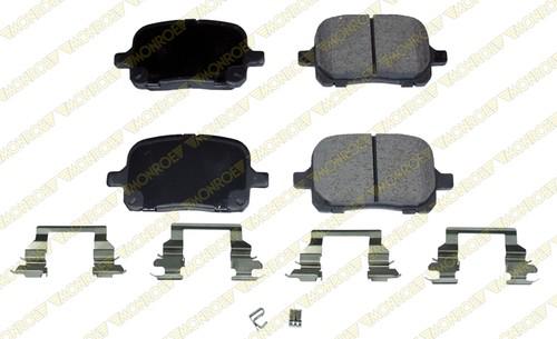 Monroe gx707 brake pad or shoe, front-monroe prosolution ceramic brake pad