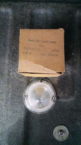 58 chevy backup tail light lens 1958 chevrolet