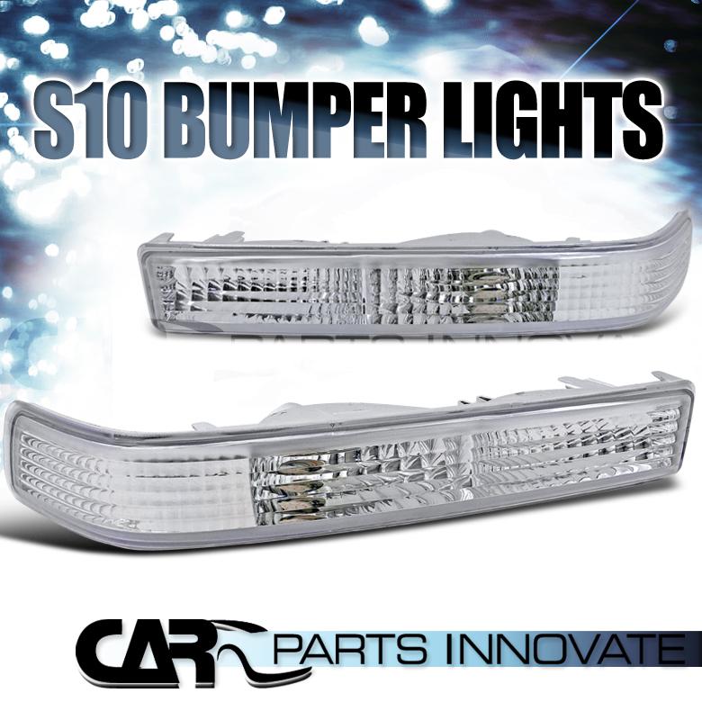 1998-2004 s10 blazer sonoma pickup clear signal park bumper lights