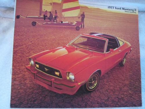 1977 ford mustang ii original sales brochure