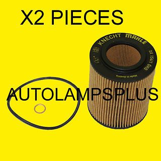 Bmw e36 e39 e46 e53 e60 e83 oil filter mahle ox1541d oem set of 2 new