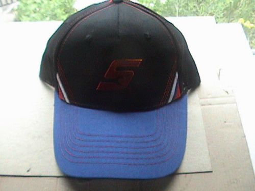 Snap on black/blue cap hat